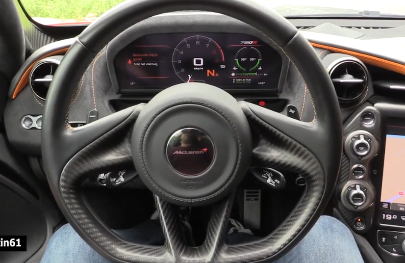 2019款 迈凯伦 720s,方向盘功能体验分析