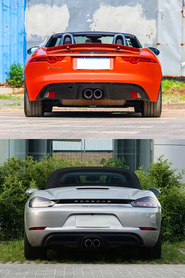 好开不贵的敞篷跑车,捷豹f-type对比保时捷718