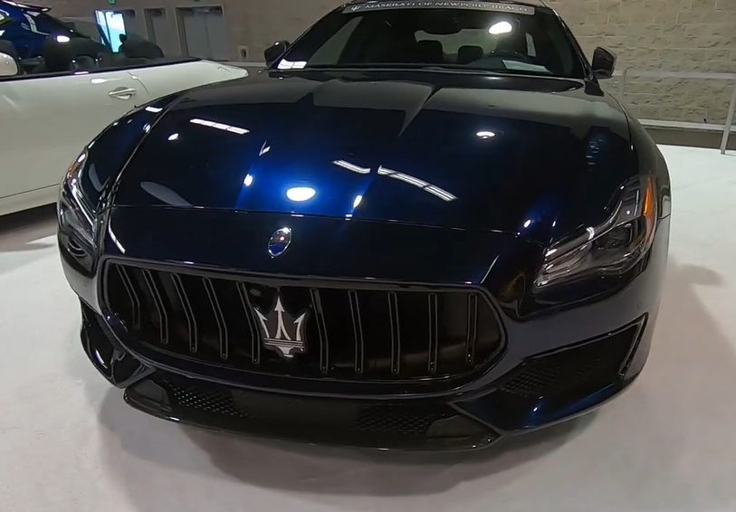 深邃蓝色玛莎拉蒂总裁gts gransport!