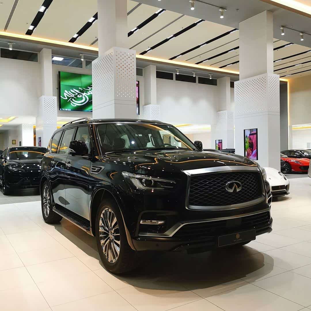 魁梧霸气的大型suv 英菲尼迪qx80实车