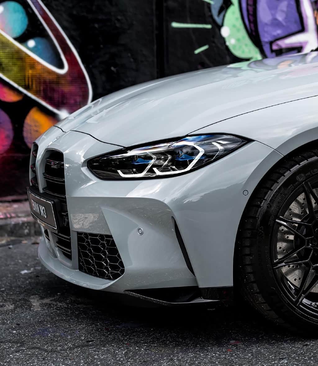 外观帅气 很有性能范 宝马m3雷霆版 水泥灰涂装真香