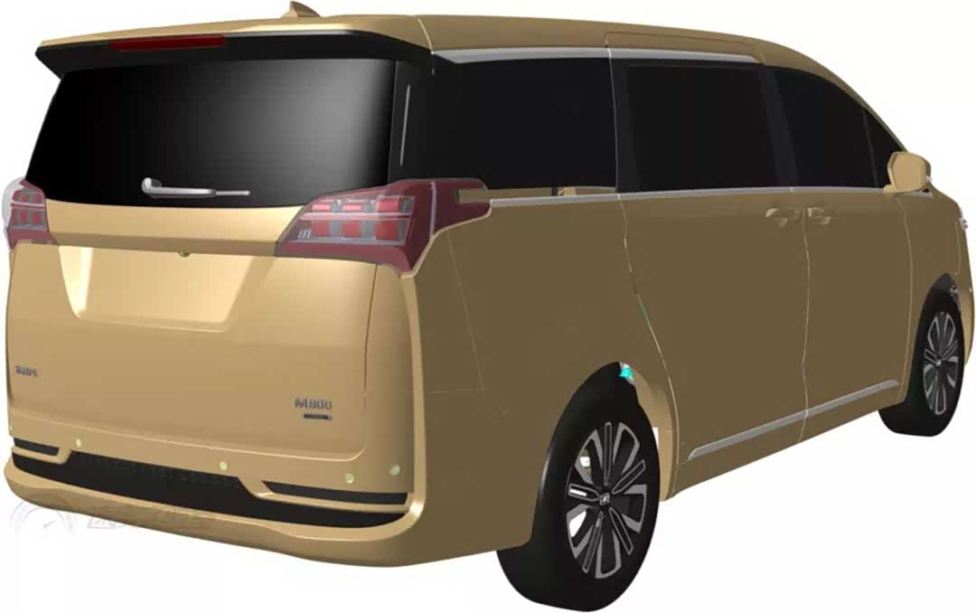 众泰全新mpv车型m900曝光 代号b40/年底上市