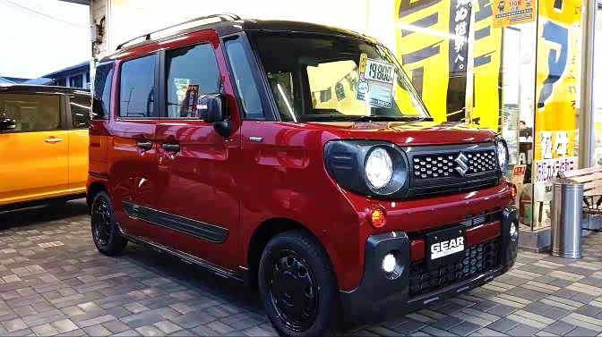 日本k-car铃木spaciagear实拍欣赏,空间还不错