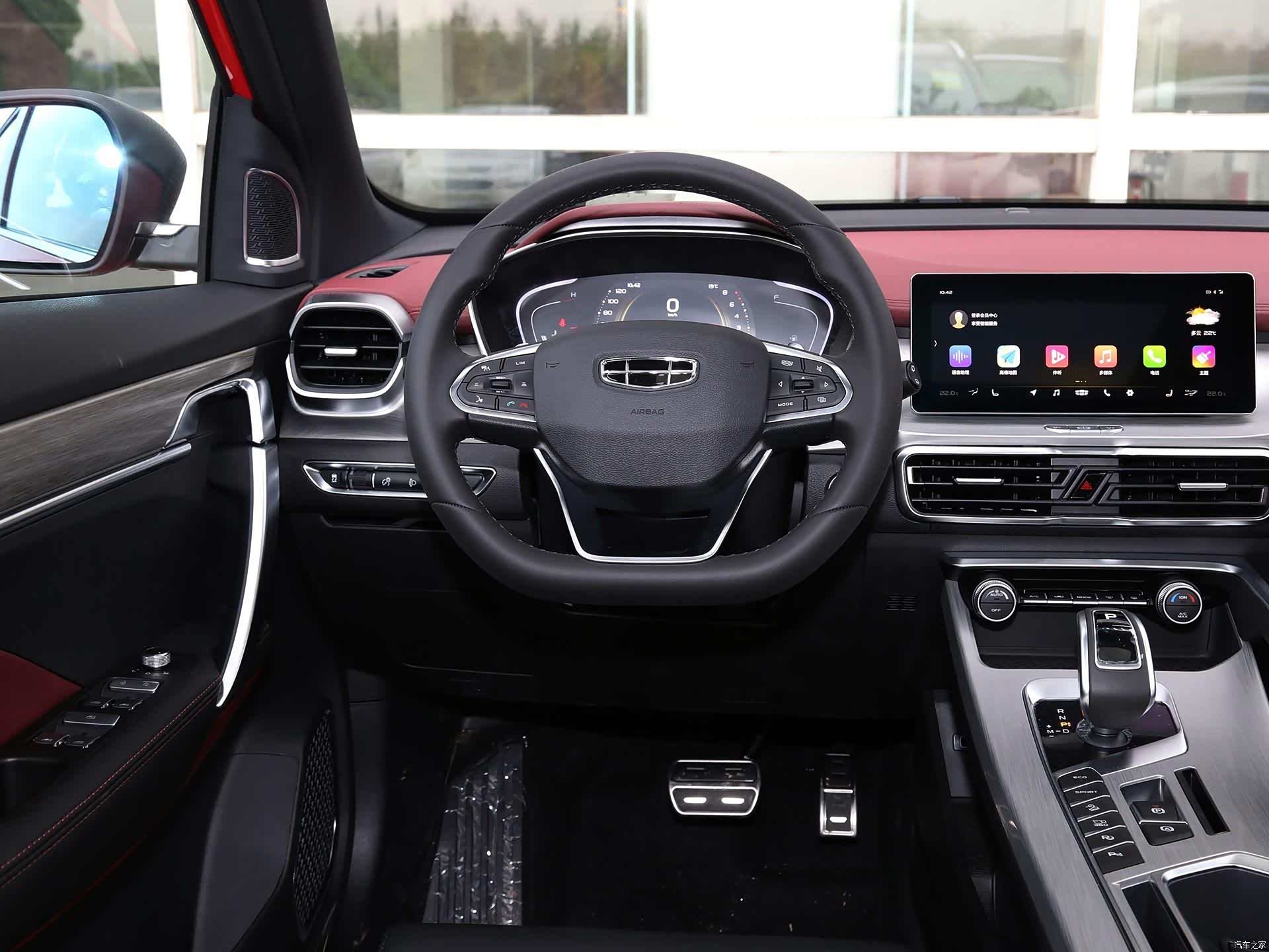 吉利缤越新能源汽车外观设计大气