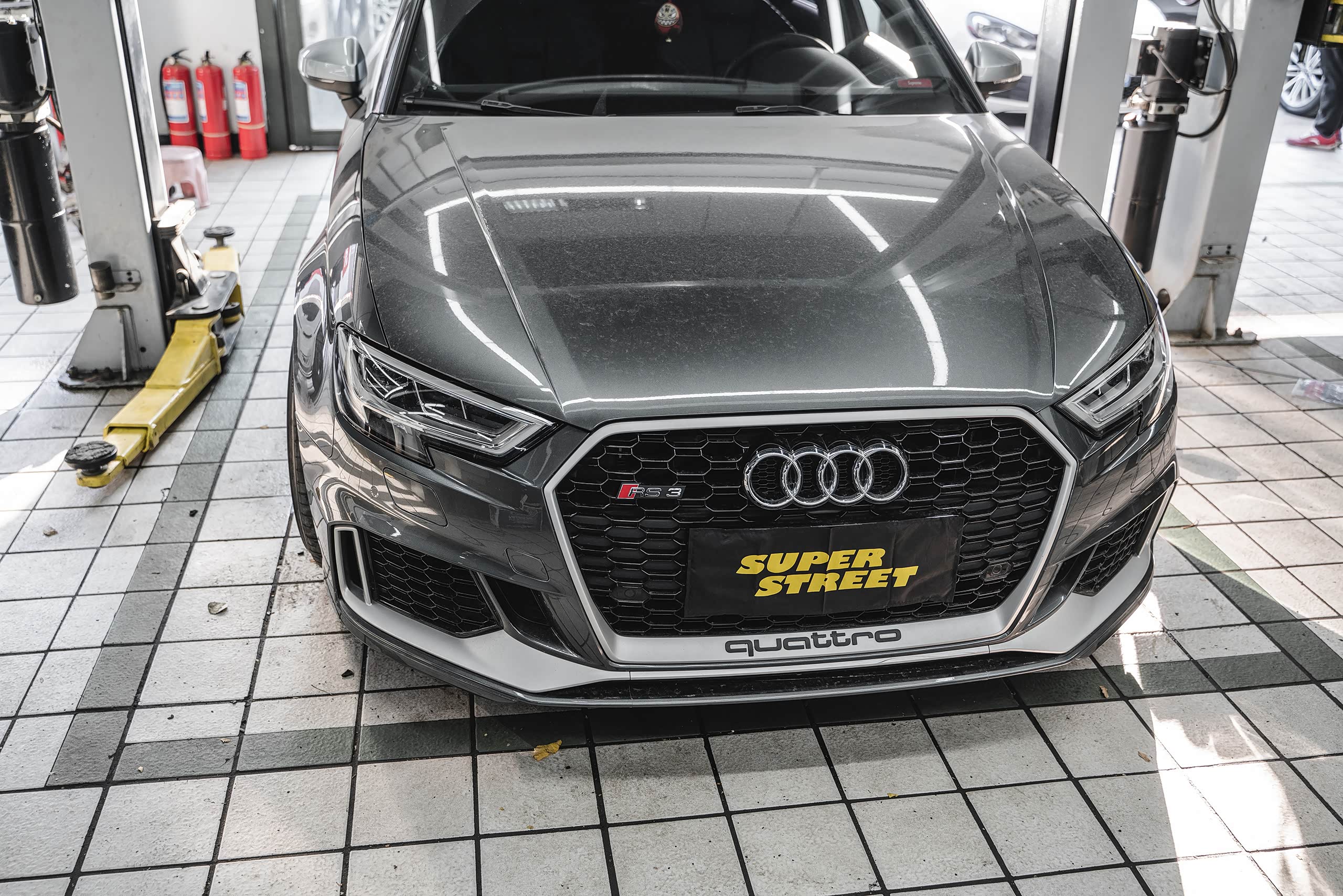 superstreet改装日记-奥迪rs3改装forge加大中冷器