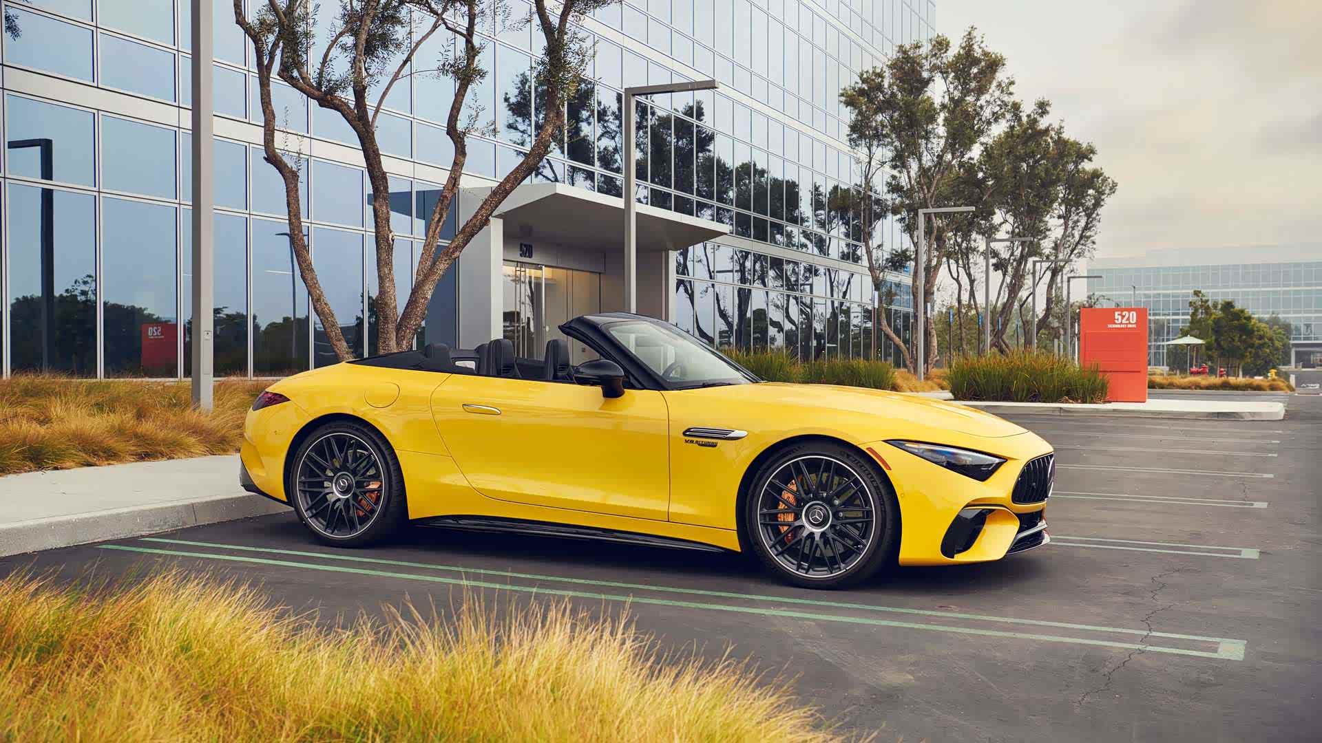 3.7秒破百的敞篷车,全新奔驰AMG SL63大量实拍图发布_车家号_发现车生活_汽车之家