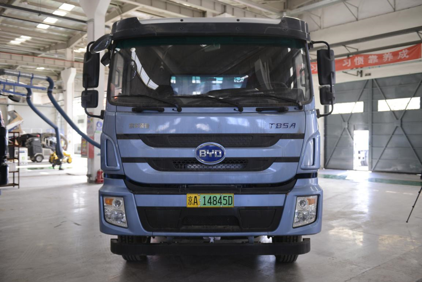 北京最多的电动道路洗扫车——比亚迪t8sa