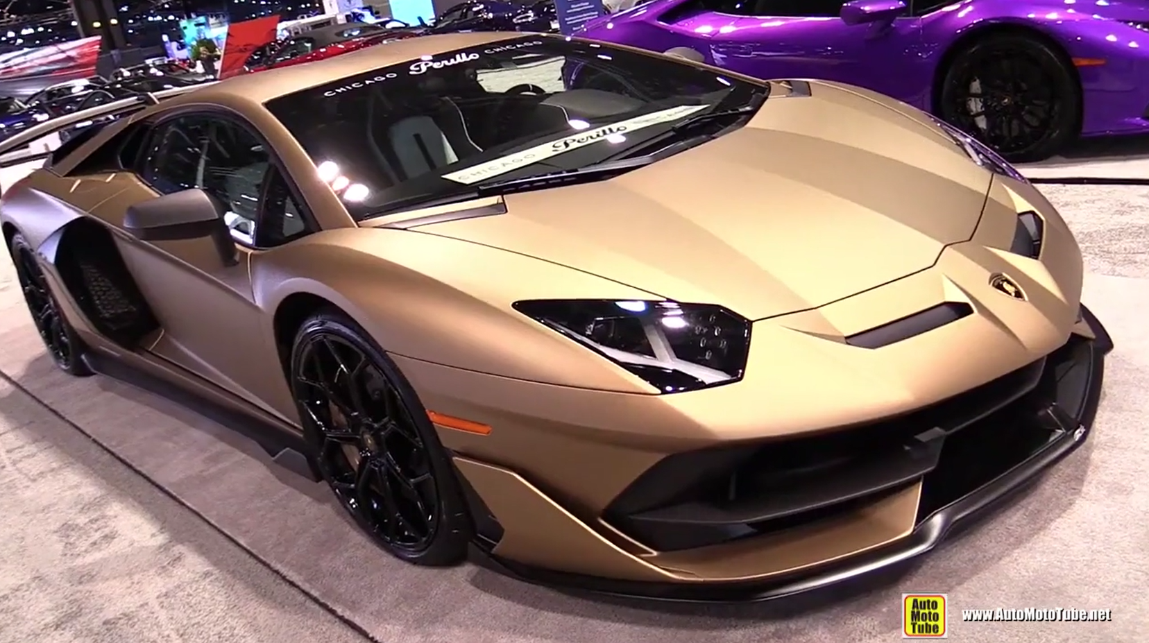 2020款 兰博基尼 aventador svj,海外车展外观展示