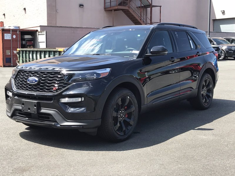 全新福特探险者st,运动硬朗的风格,实拍