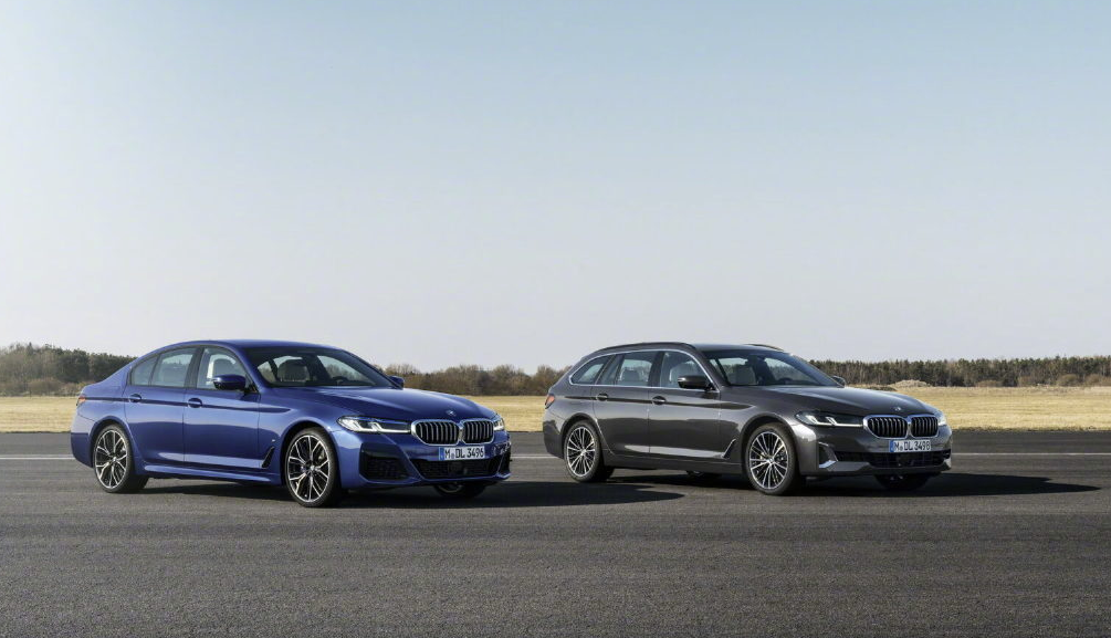 与新e级正面较量轮毂极其骚气2021款宝马5系全球首发