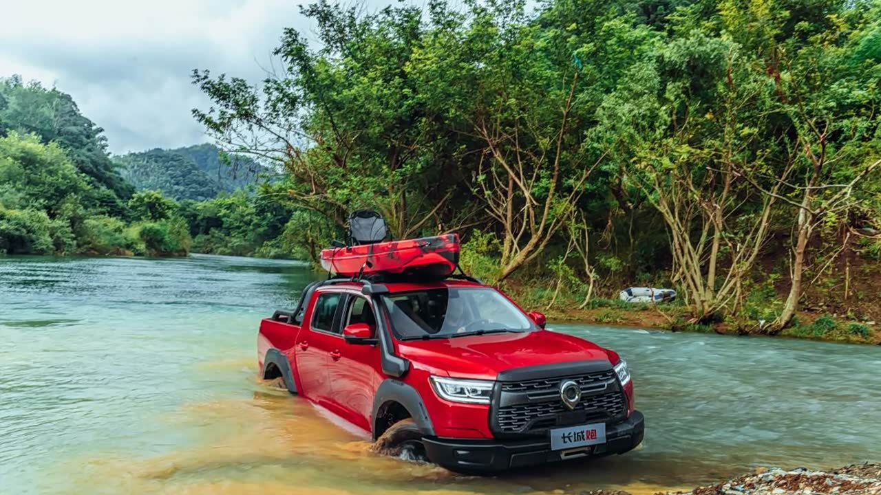 开着皮卡去钓鱼,长城炮逐渐改变你的生活方式_车家号_发现车生活_汽车