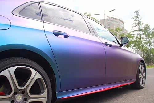 阿尔法罗密欧·紫魅蓝改色——沈阳美车驿站汽车改色案例
