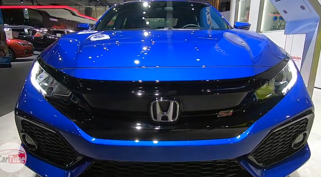 2020款 本田 civic si 展示,蓝色车身很年轻