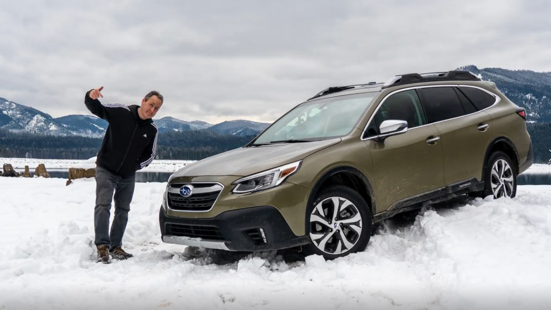 2020款 斯巴鲁 outback xmode 雪地动力测试