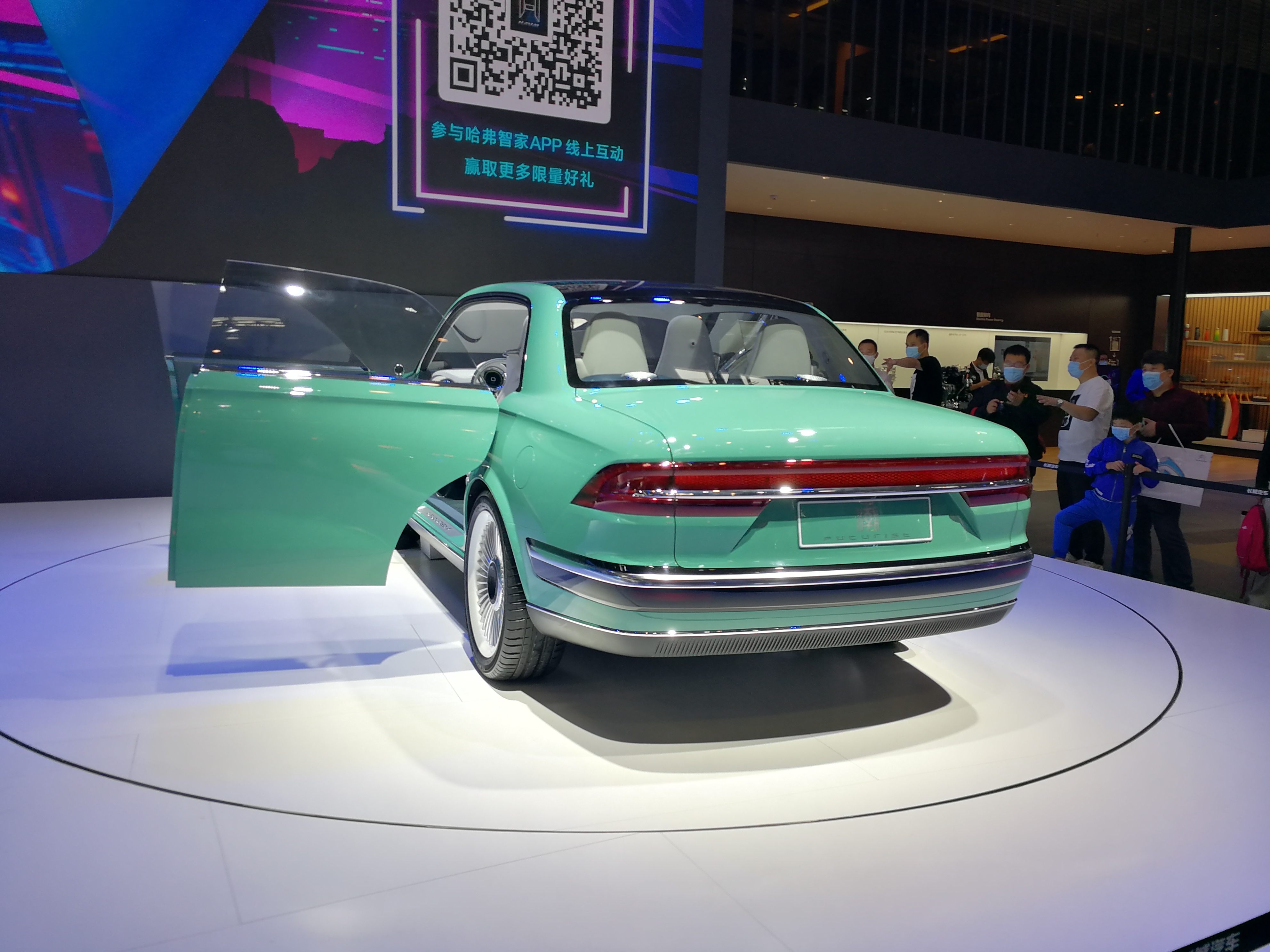 复古运动的造型 长城潮派实车!