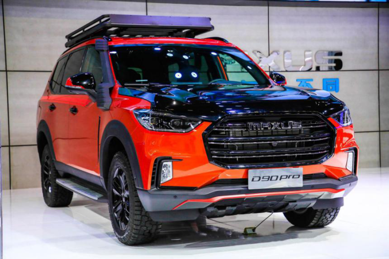 上汽maxus d90 pro柴油版,480n·m的硬派越野suv