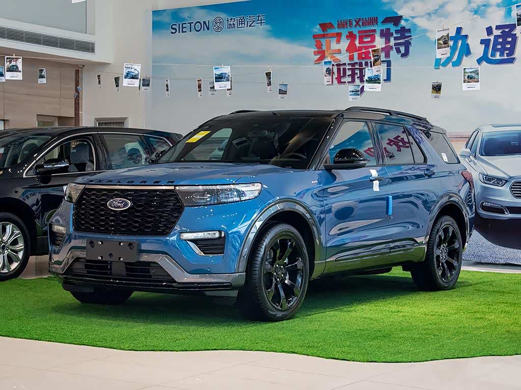中大型suv也能玩出性能范进店实拍全新福特探险者stline