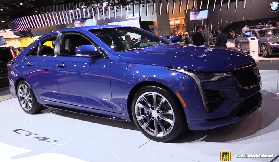 豪华轿车车展实拍,2020款 凯迪拉克 ct4-v