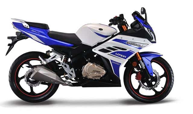 隆鑫200级别仿赛跑车内置平衡轴发动机115kw前后碟刹9480元