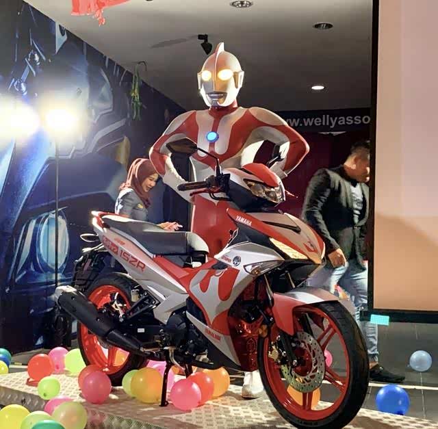 弯梁也疯狂,雅马哈yzf150-v2推奥特曼版本,外观酷炫更好玩_车家号