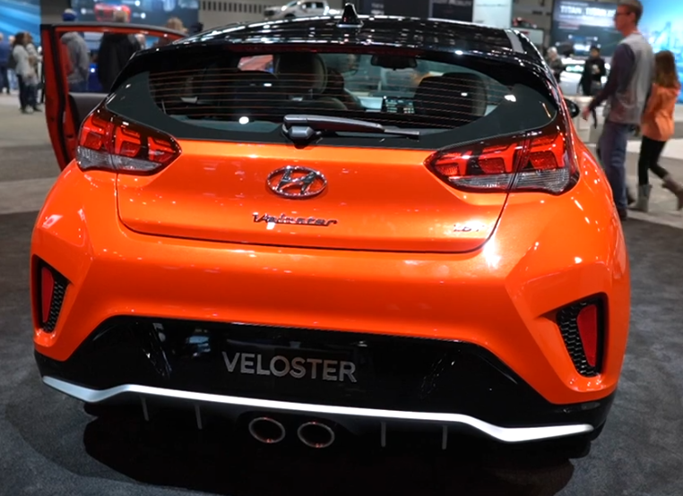 这辆2020款现代veloster turbo的时尚感非常不错