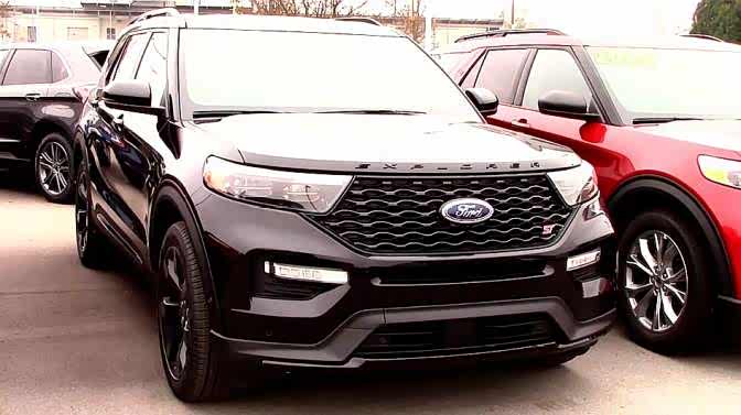 2020款福特探险者4wd,朝后备箱踢一脚,才是惊艳的开始