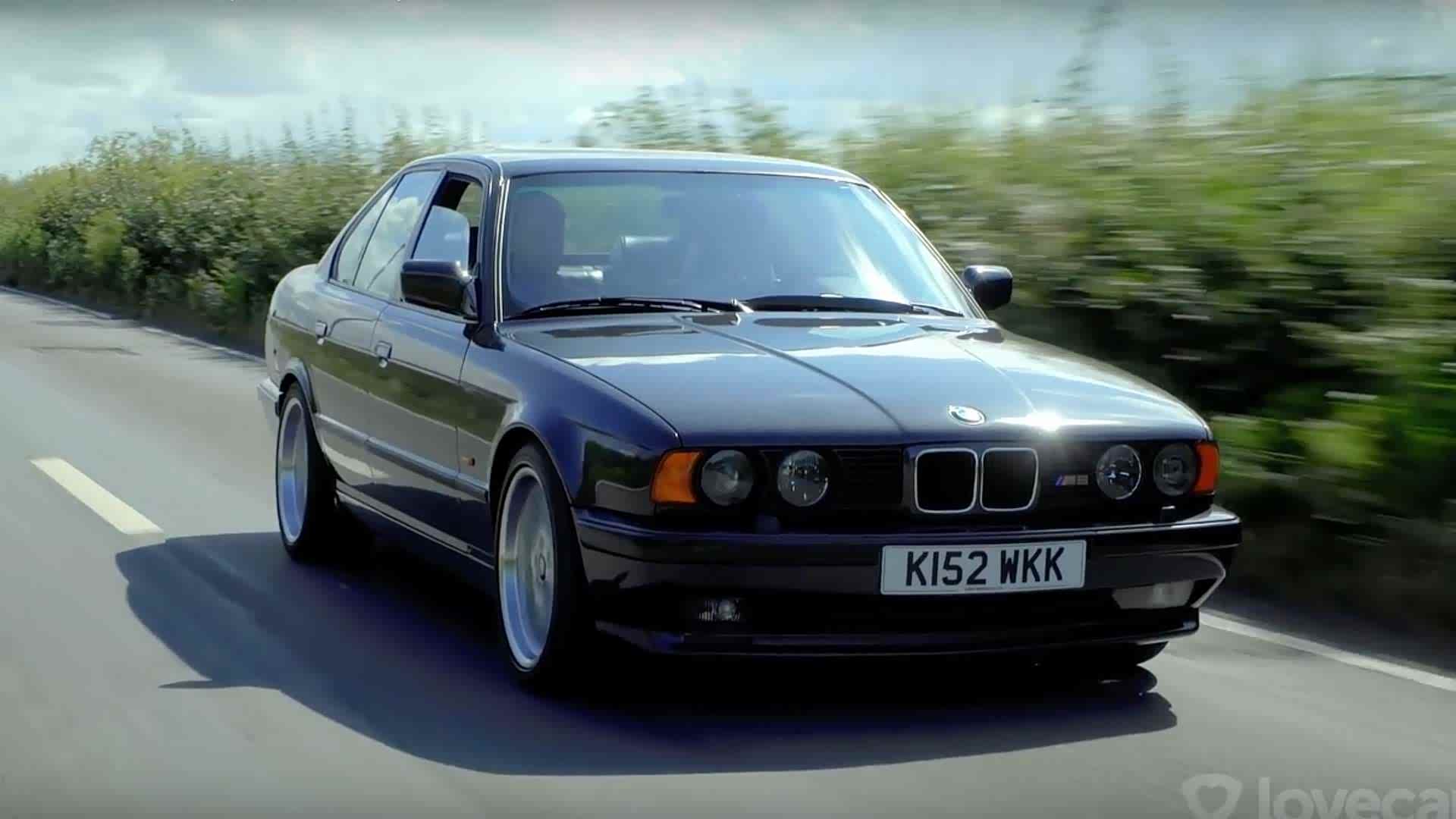 36年来历代宝马m5车型同框展示