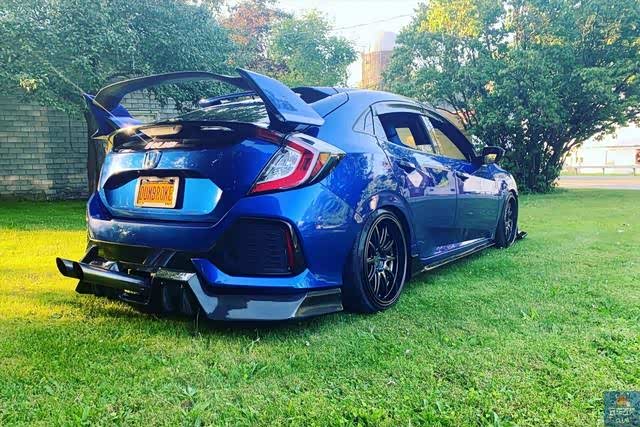 改装全透明引擎盖本田思域hatchbacksport无可比拟的帅气