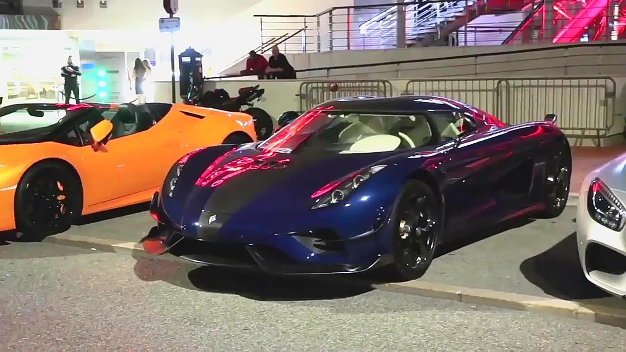 5000万的柯尼塞格regera现身,旁边的跑车瞬间没了光彩