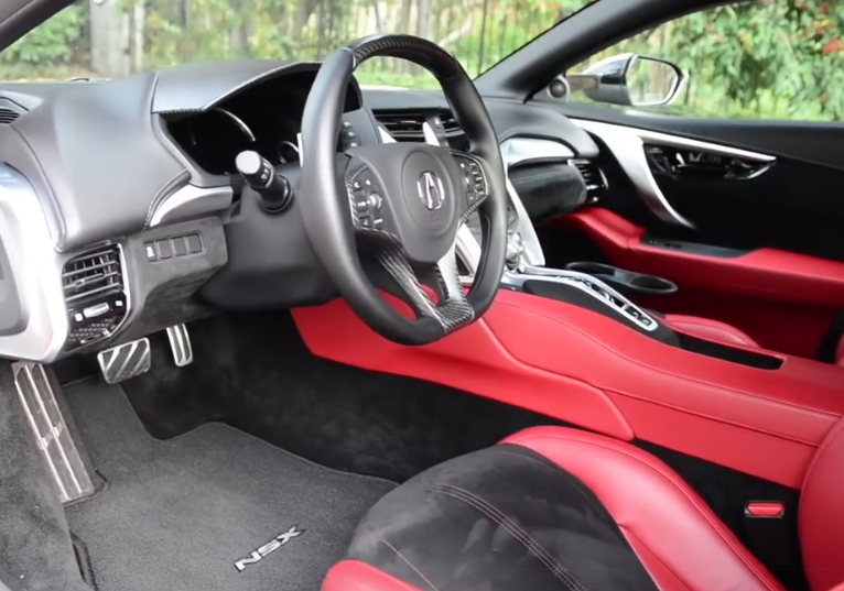内饰细节评测分析,全新 讴歌 nsx