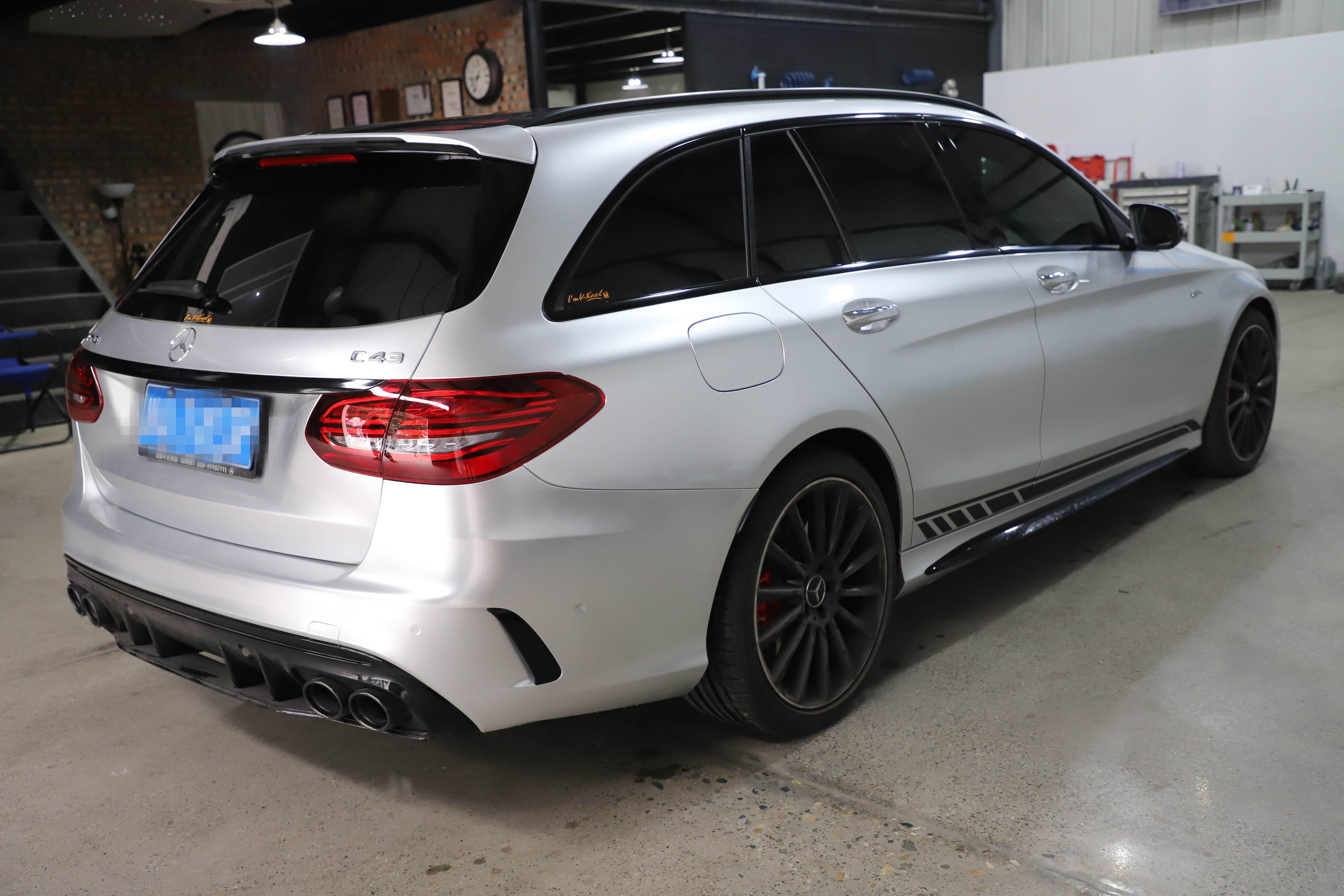 有一种银色叫做"梅奔银",质感满满的奔驰amg c43 4matic旅行版