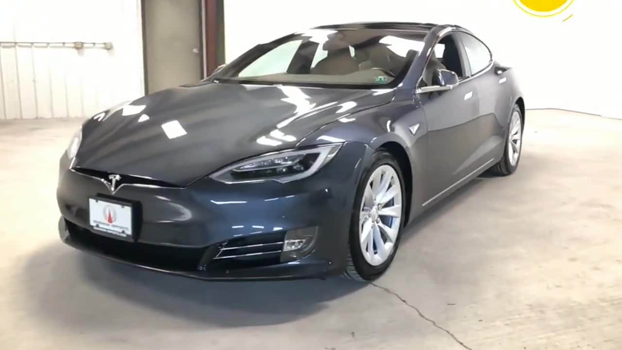 实拍特斯拉models,要颜值有颜值,要实力有实力太酷了