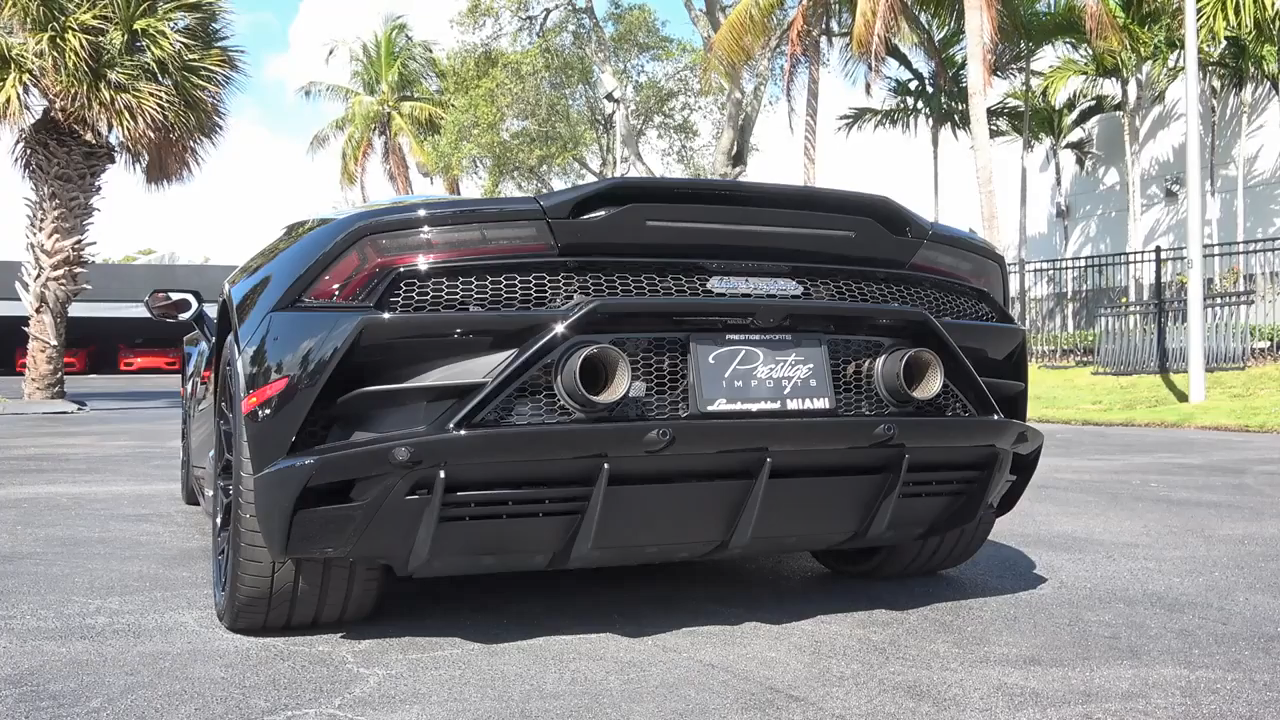 炫酷跑车,兰博基尼huracan evo车尾设计展示