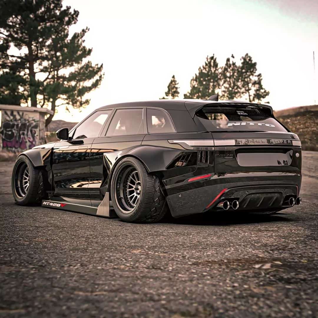 揽胜星脉不务正业改宽体低趴,suv也能玩出瓦罐的感觉