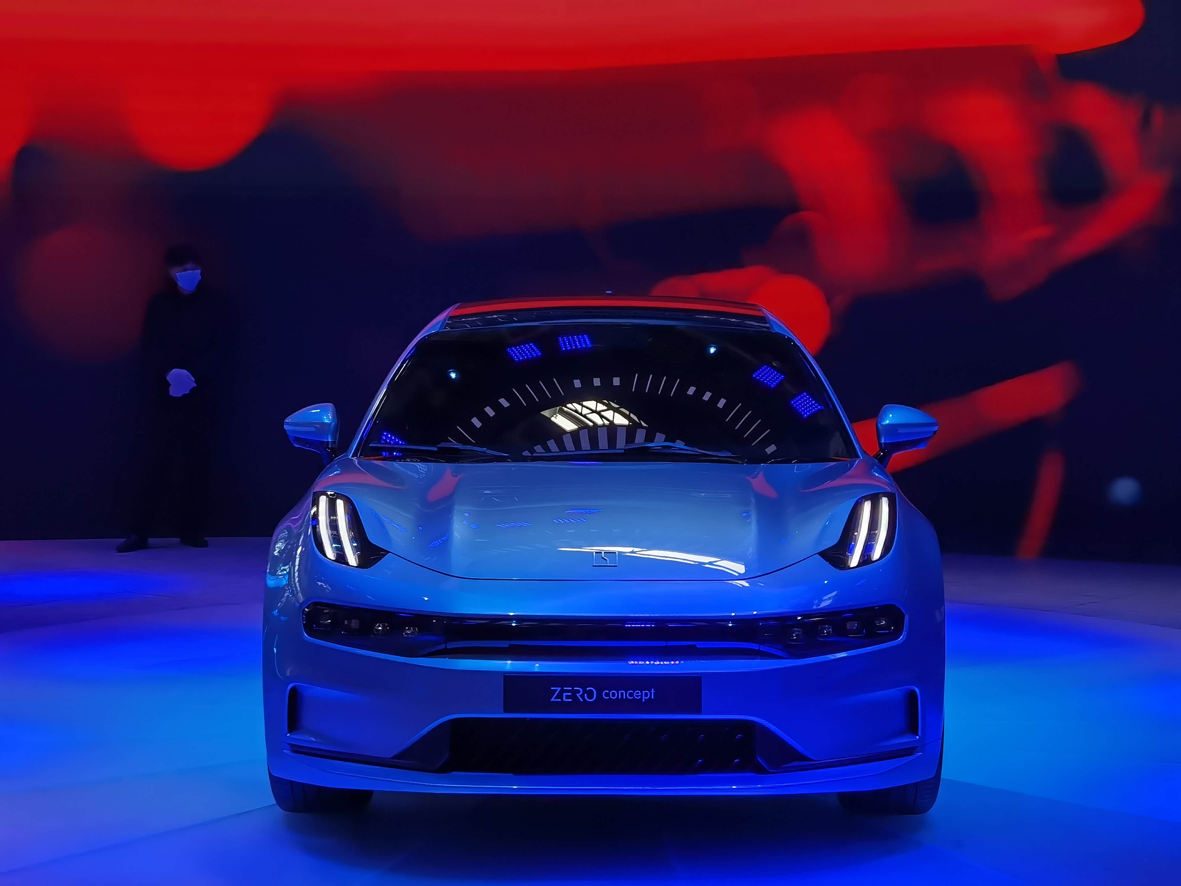 优雅运动的设计 领克zero concept实车!