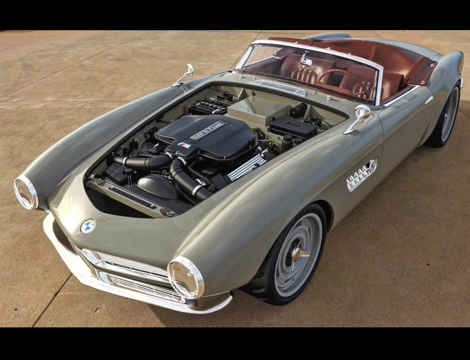 致敬经典?2021款 bmw 507 roadster virtual restomod