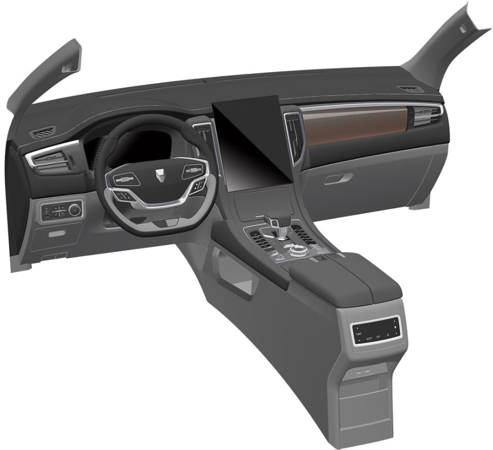 超大竖立屏是重点,首曝猎豹cs5内饰,三排座定位看齐主流