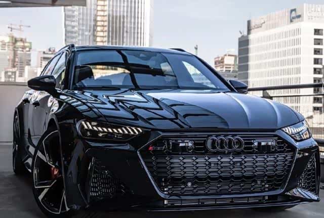 最帅气的奥迪a6亮相!激光大灯 20寸轮毂,造型如同黑武士