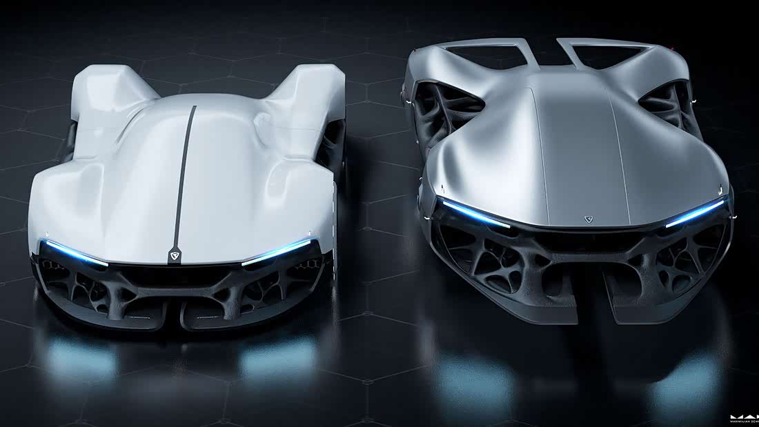 rimac2080年3100马力超级电动跑车