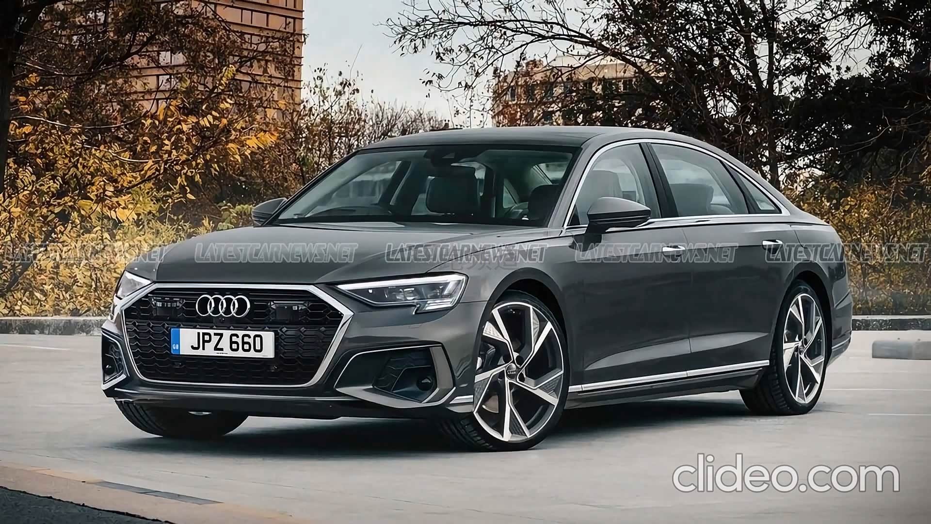 新款奥迪a8渲染图 犀利的运动范