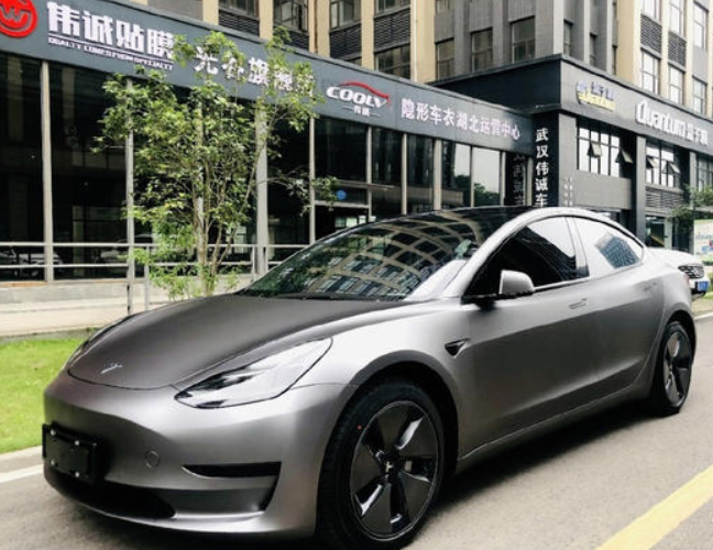 特斯拉Model 3哑光灰色实车！更能凸显未来感！_车家号_发现车生活_汽车之家