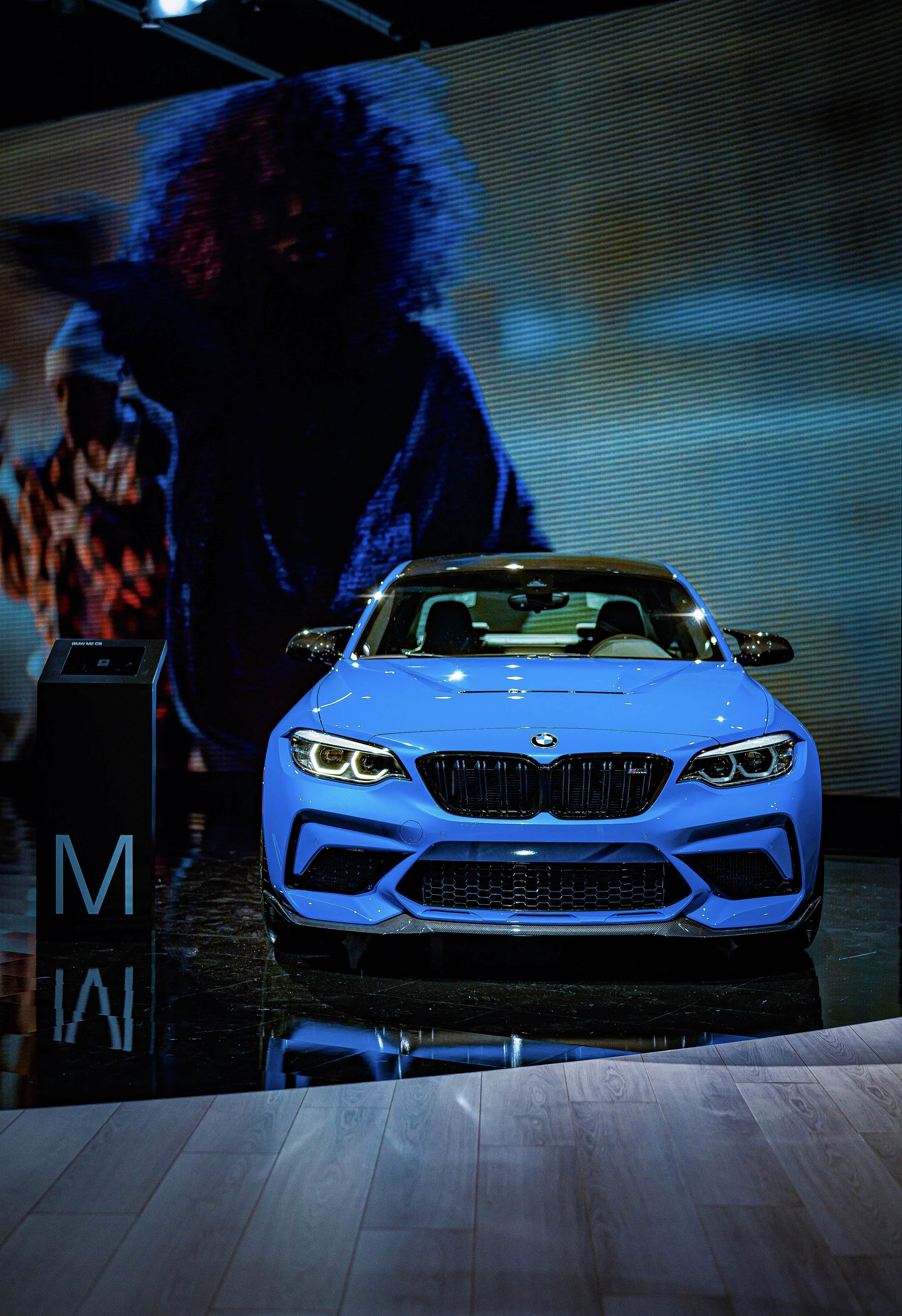 钢炮之王宝马m2cs2019洛杉矶车展实拍