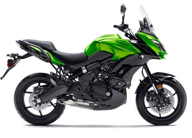 川崎异兽versys 650,双缸水冷引擎油箱21l,极速185续航500公里