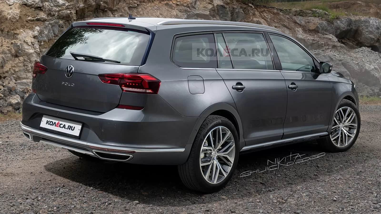 大众polo旅行版渲染图曝光,很有高级感