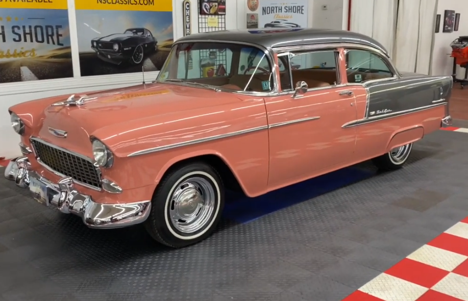 经典老车欣赏,雪佛兰bel air个性十足