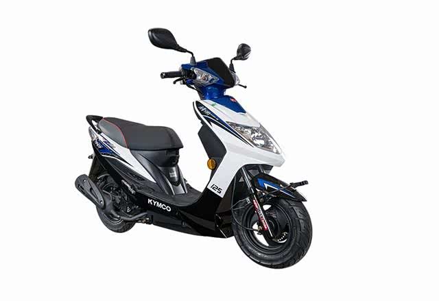 光阳新款代步踏板,国四电喷6.5千瓦,座高740mm,前碟后鼓7680元