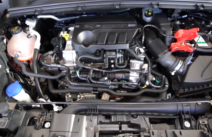 发动机细节展示欣赏,最新一代 福特 puma 1.0 ecoboost