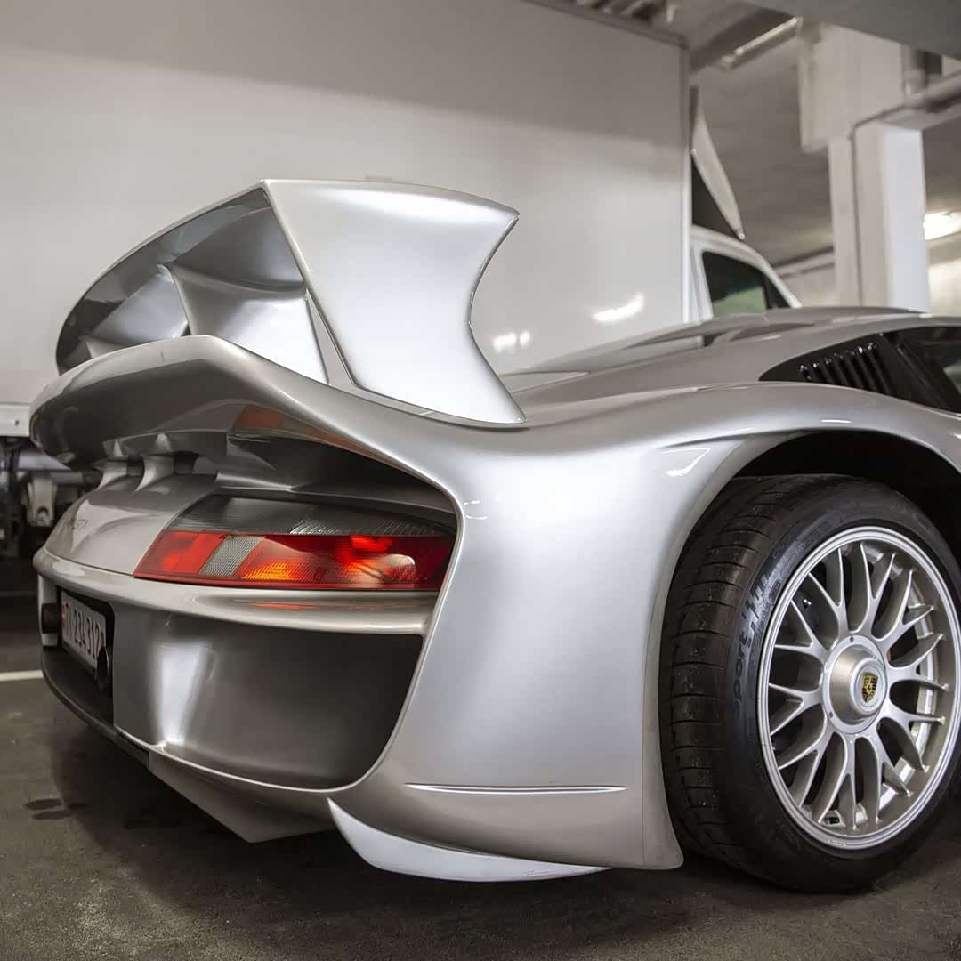 这才是保时捷911的旗舰车型 保时捷911 gt1实拍