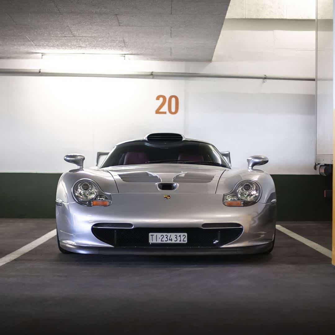 这才是保时捷911的旗舰车型 保时捷911 gt1实拍