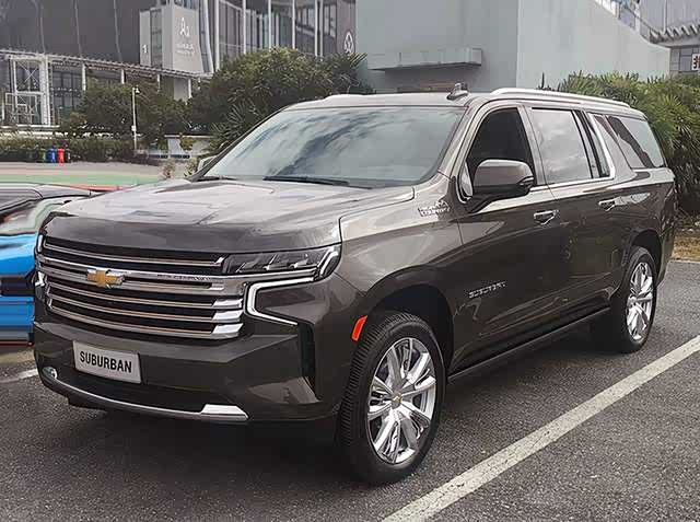 雪佛兰最霸气suv萨博班实车亮相有望进口到国内